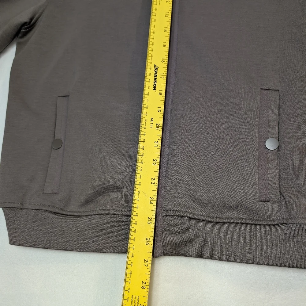 Baseball Style Jacket Full Zip Snap‎ Pockets Magachoni Mens Small